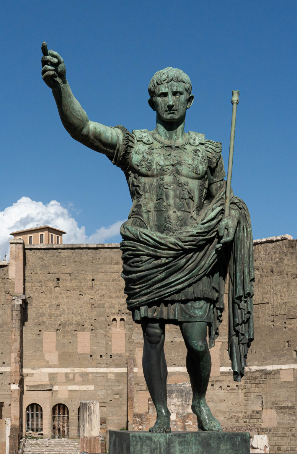 Caesar overlooking the Forum