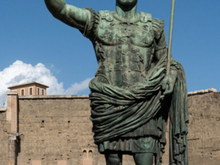 Caesar overlooking the Forum