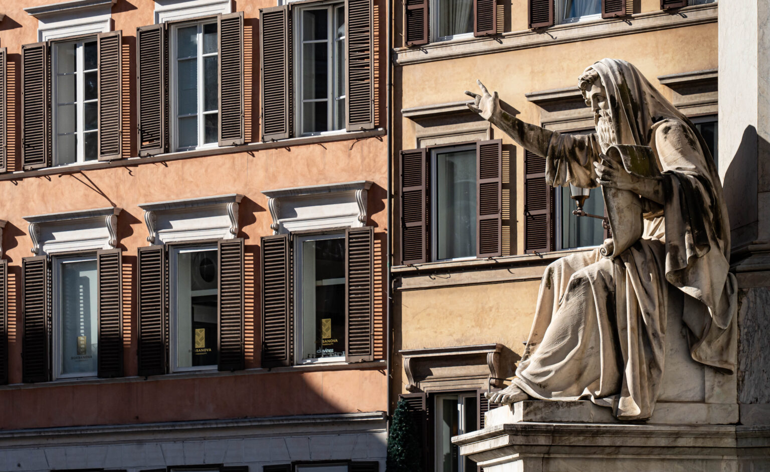 Prophet Ezechiel in Piazza di Spagna