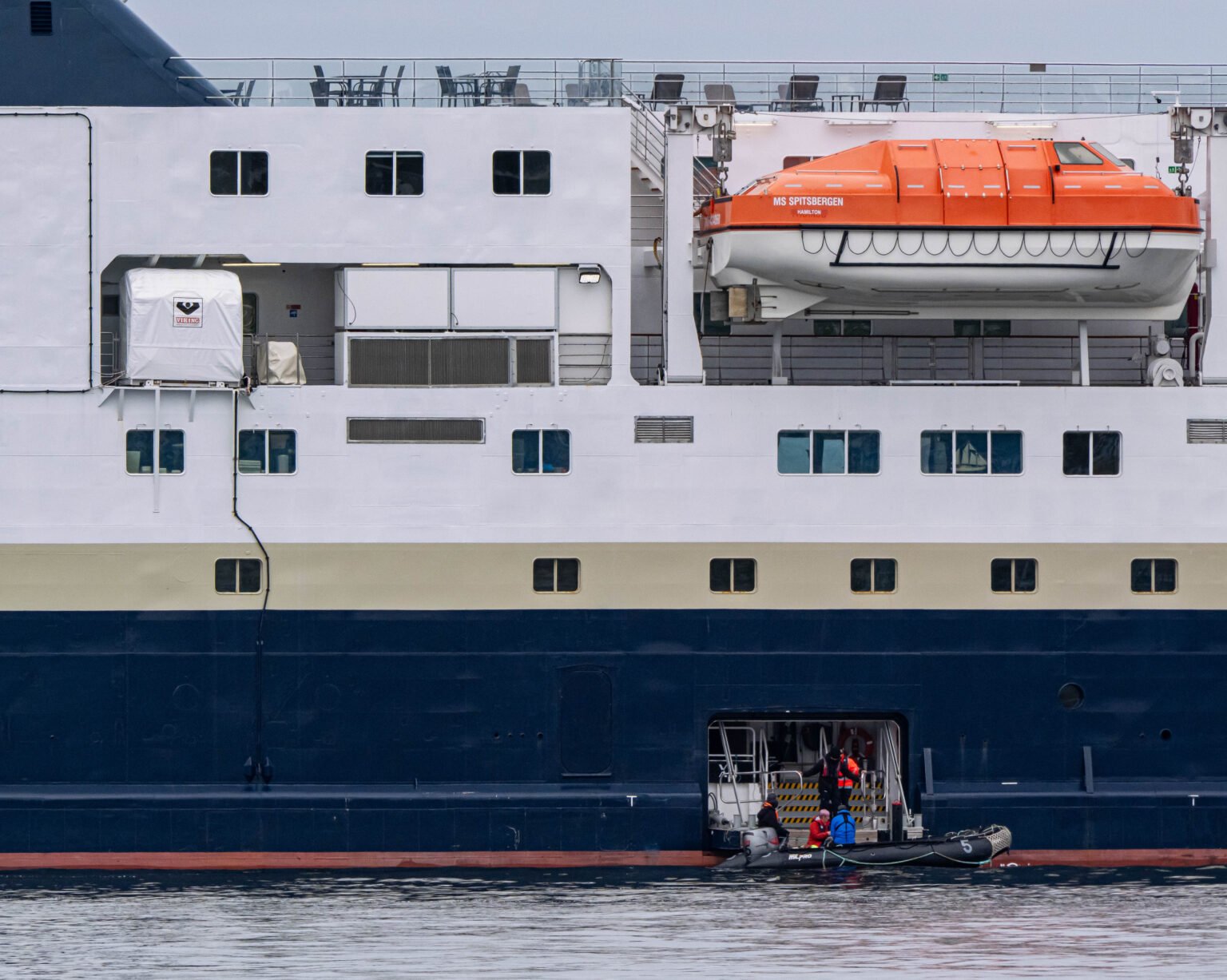 Boarding Zodiacs
